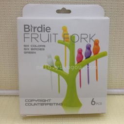 小鳥水果叉套裝 美樂日用的精致設計，義烏購便捷購物體驗